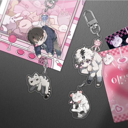 Hold Over You Claw Machine Keychain Set