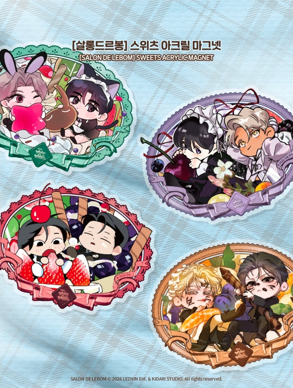 [Regular/Pre-order] Salon de Lebom: Between Aprons & Gloves Acrylic Magnet