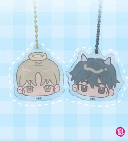 Pond Where Flowers Fall Acrylic Keychain