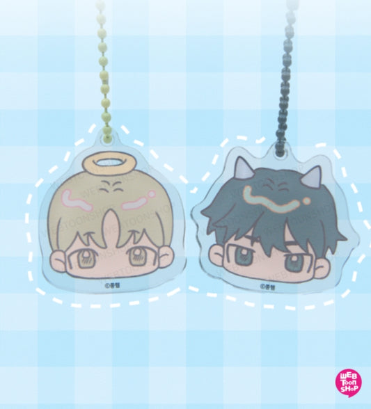 Pond Where Flowers Fall Acrylic Keychain
