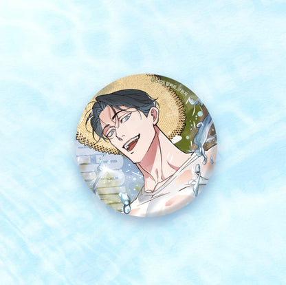 [Pre-order] Swallow You Whole Can Badge SUMMER ver.