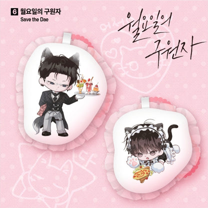 [Regular/Pre-order] Salon de Lebom: Between Aprons & Gloves Lace Cushion Keyring Set