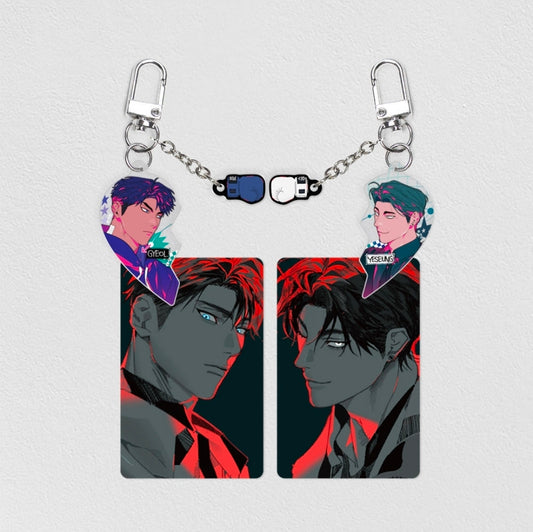 Incomplete Combustion Magnet Acrylic Keyring Set