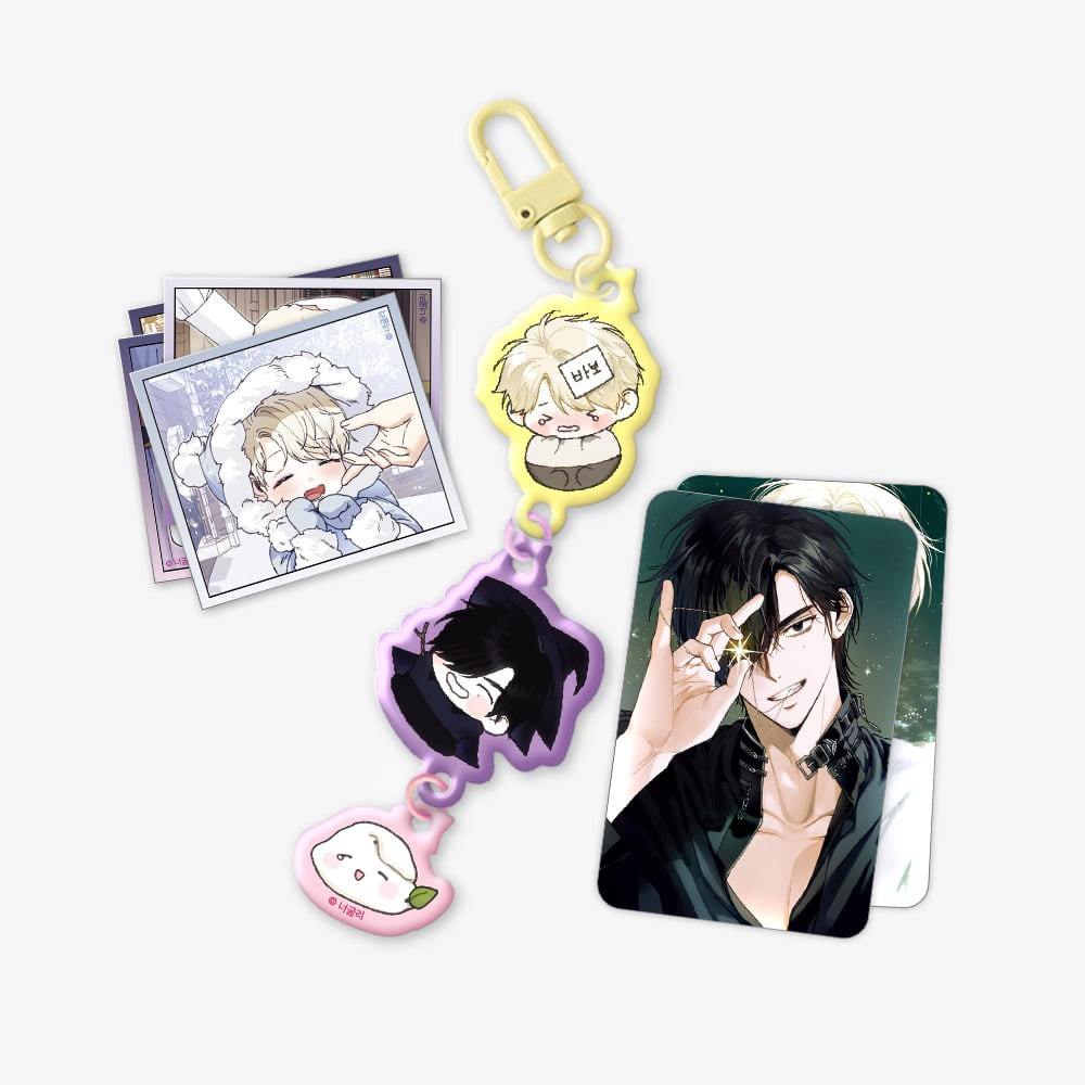 Kayce Secret PVC Dangle Keyring Package