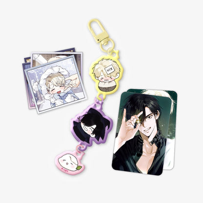 Kayce Secret PVC Dangle Keyring Package