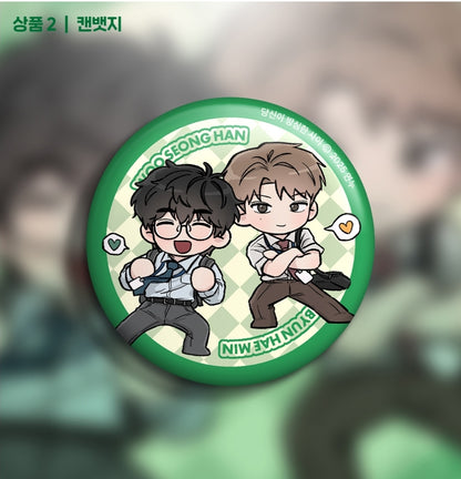 Caught You Off Guard - Acrylic Block, Can Badge