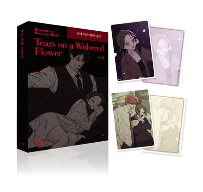 [POP-UP] Tears on a Withered Flower Illustration Postcard Book (19+) ver.2
