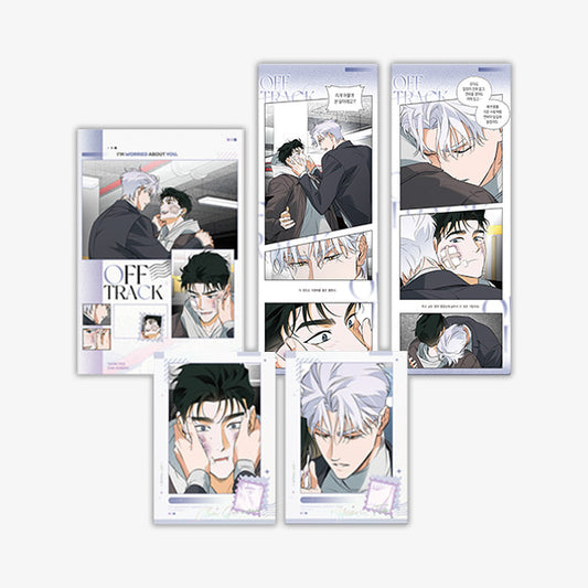 [CH][Pre-order] Off-Track Bookmark & Polaroid VER.1 SET