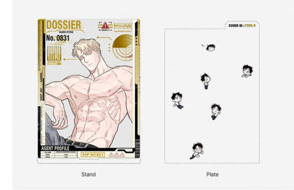 Rose and Champagne Caesar Dress-Up Acrylic Stand