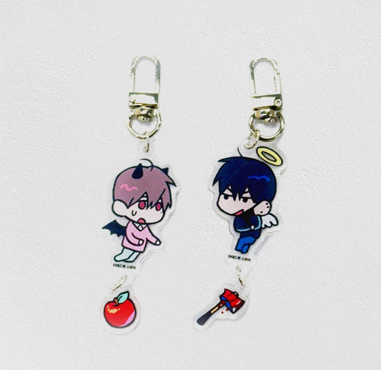 Dead Man's Switch Long Acrylic Keychain Set