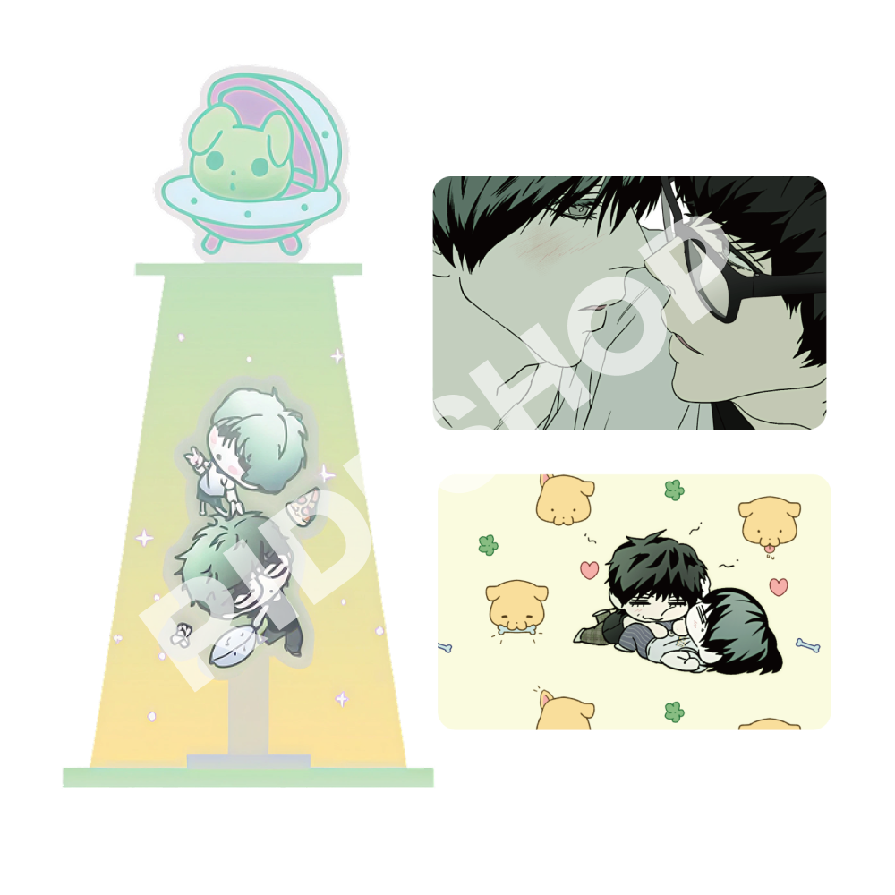[Pre-order] Happy Twogether Rotating Acrylic Stand + 2-Type Photo Card Set