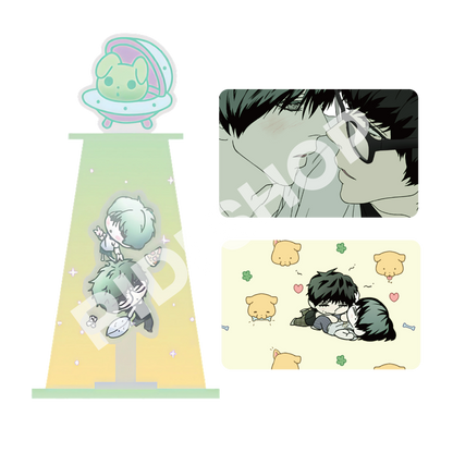 [Pre-order] Happy Twogether Rotating Acrylic Stand + 2-Type Photo Card Set