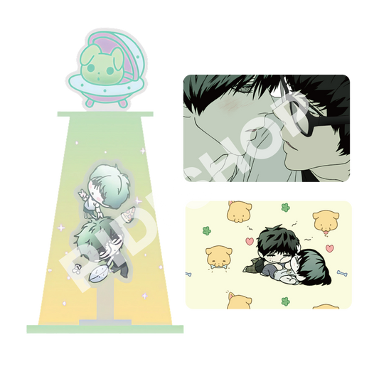 [Pre-order] Happy Twogether Rotating Acrylic Stand + 2-Type Photo Card Set
