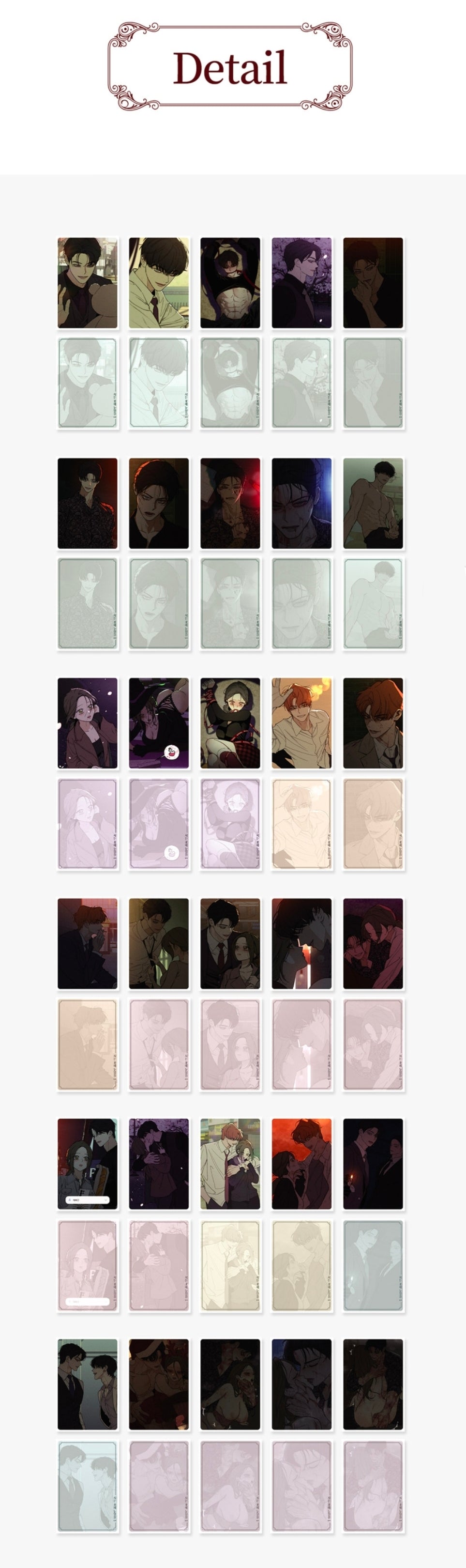 [POP-UP] Tears on a Withered Flower Illustration Postcard Book (19+) ver.2
