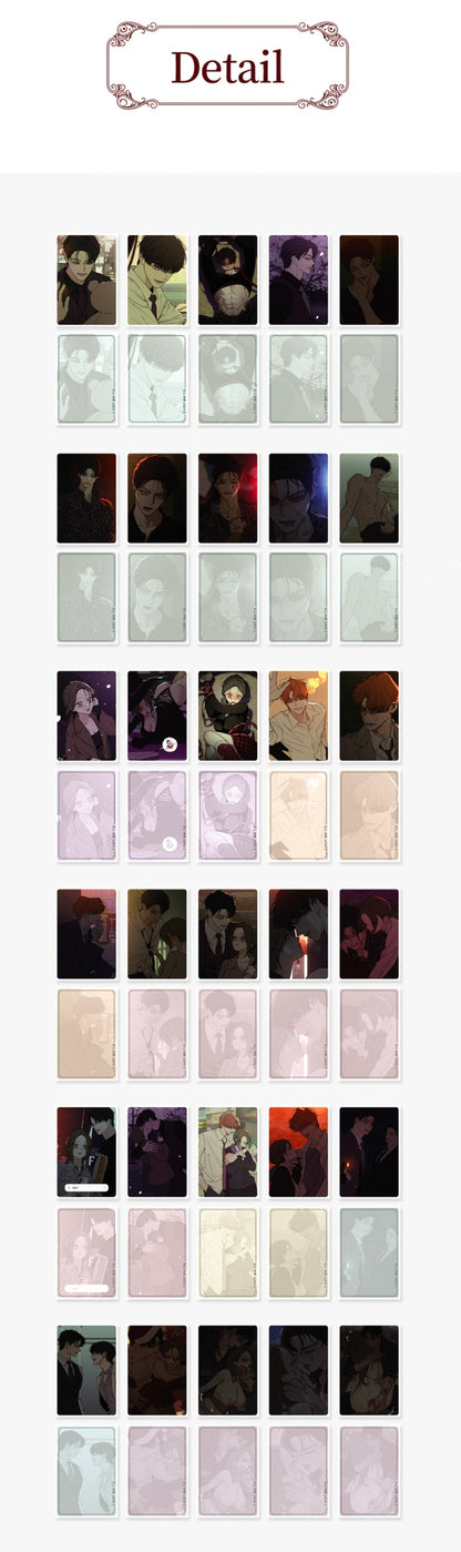 [POP-UP] Tears on a Withered Flower Illustration Postcard Book (19+) ver.2