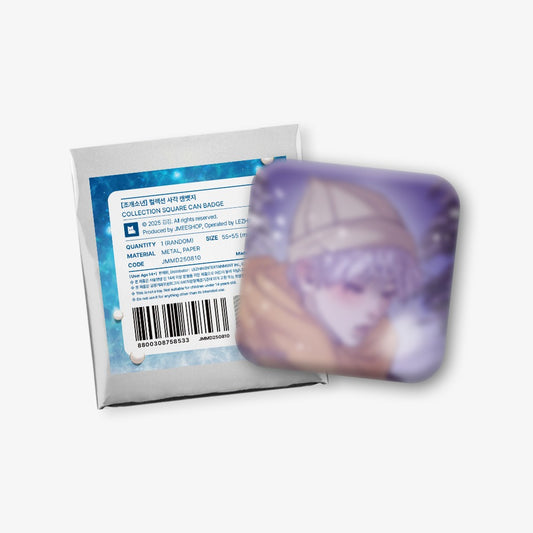 Pearl Boy Collection Square Can Badge