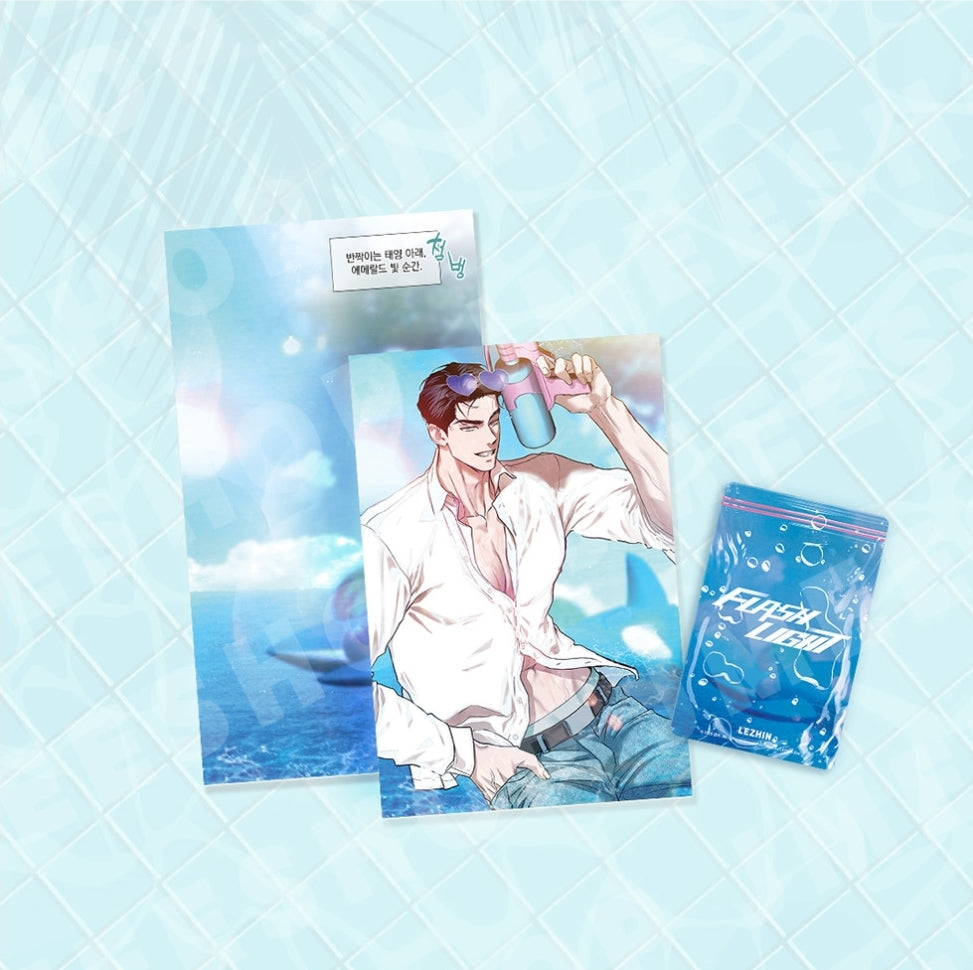 [Pre-order] Flashlight Water Sensitive Paper Set SUMMER ver.