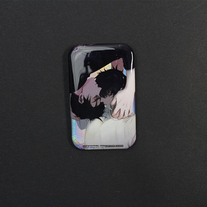 The Words in Your Snare Square Hologram Badge