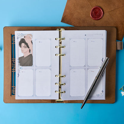 [Pre-order] Romantic Flower Silk Wood Diary