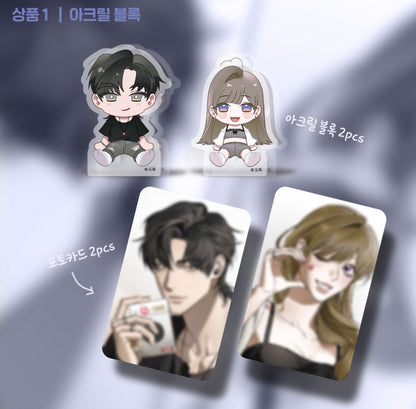 [Pre-order] Dreaming Triangle - Acrylic Block, Can Badge