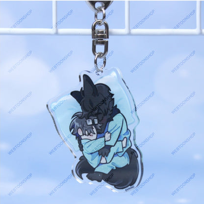 Write Me, Touch Me, Read Me Keychain