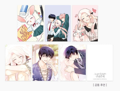 Little Rabbit and the Big Bad Panther Set of 6 Postcards