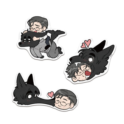Write Me, Touch Me, Read Me Big Cut-Out Sticker Sets