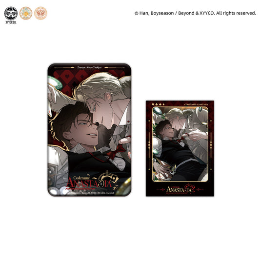 [CH][Pre-order] Codename Anastasia "The Casino" Stud Sweetheart Can Badge Set