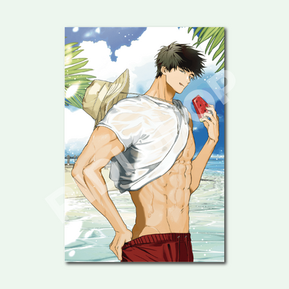 [Pre-order] Love Upset Waterside Postcard, Double-Layer Photocard, Acrylic Block