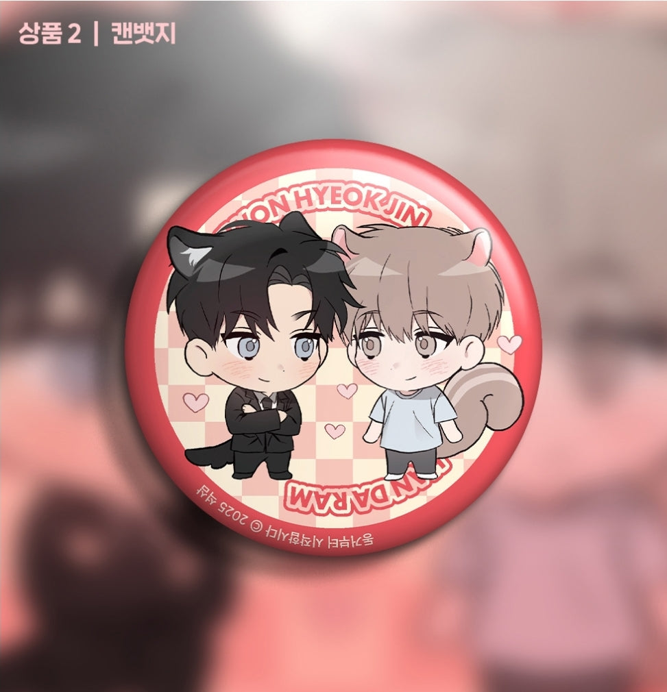[Pre-order] Living Together Comes First - Acrylic Block, Can Badge