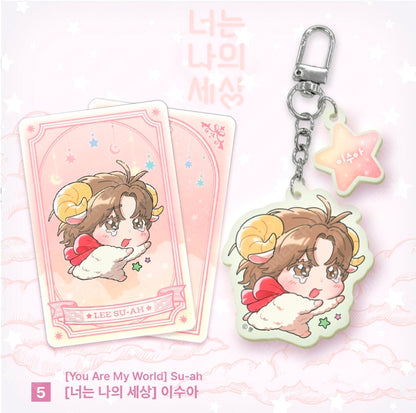 [Monthly Star Sign] Aries Acrylic Keyring