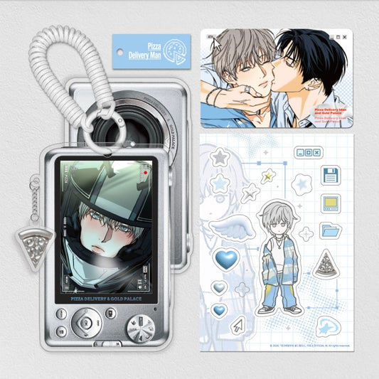 Pizza Delivery Man and the Gold Palace Acrylic Card Holder