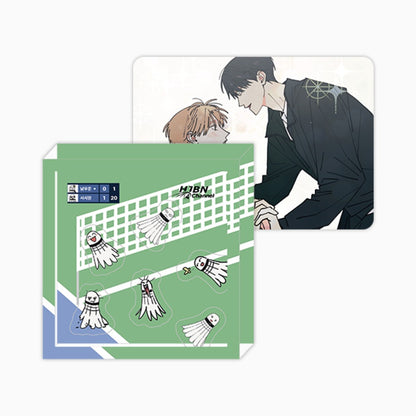 [Pre-order] Courtside Courtship Badminton Court Acrylic Shaker Block