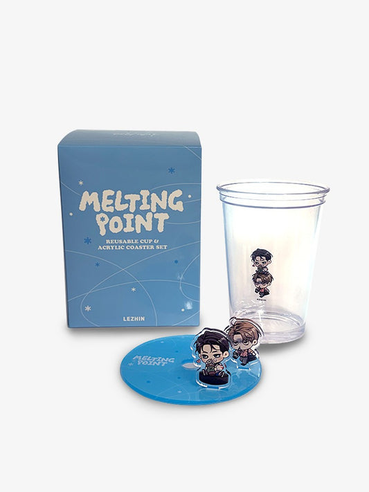 Melting Point Reusable Cup & Acrylic Coaster Set