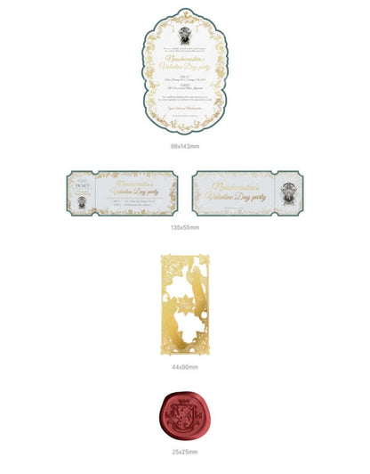 A Stepmother's Marchen Invitation to the Neuschwanstein Mansion Set