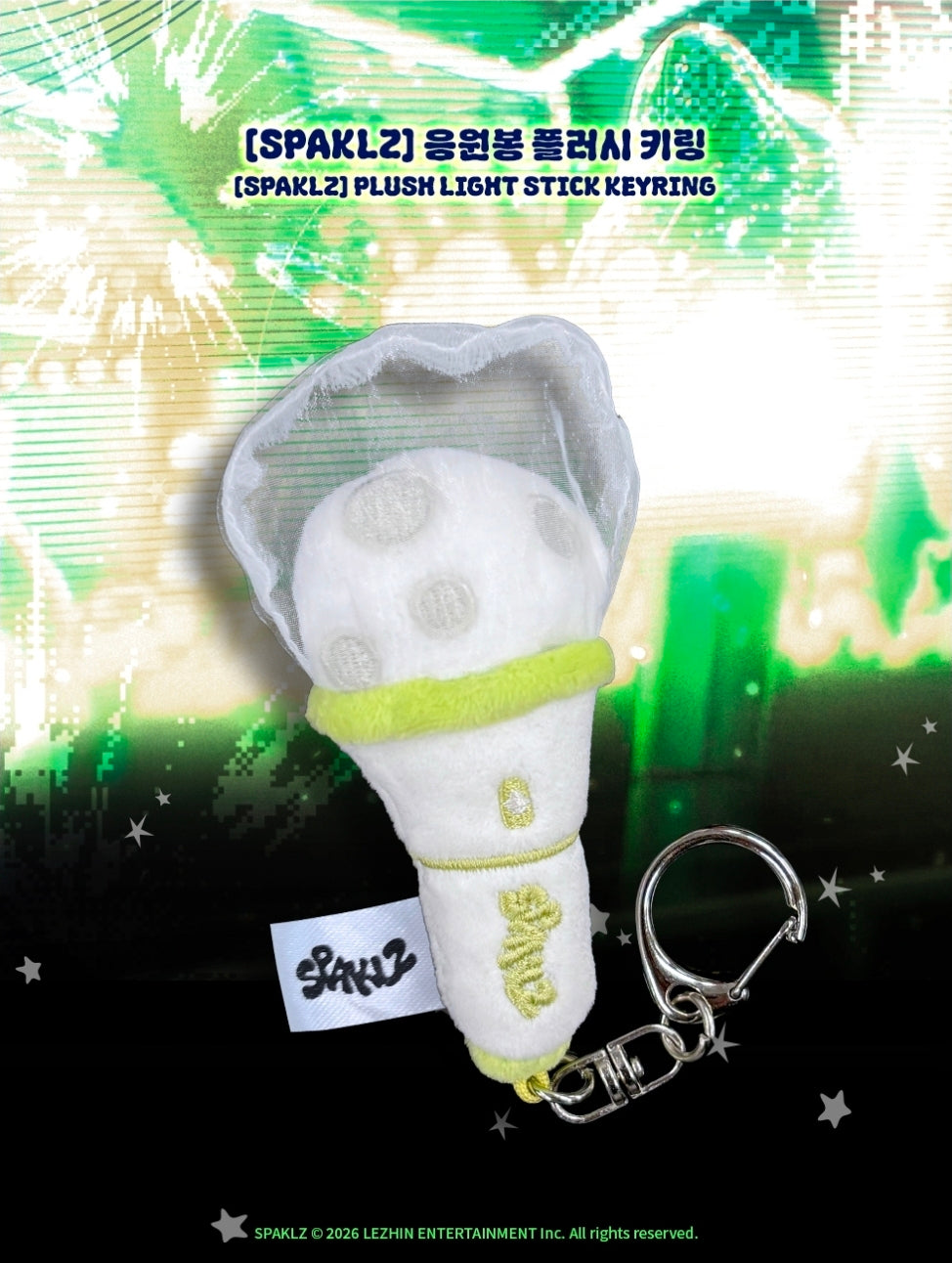 SPAKLZ Lightstick Plushie Keyring