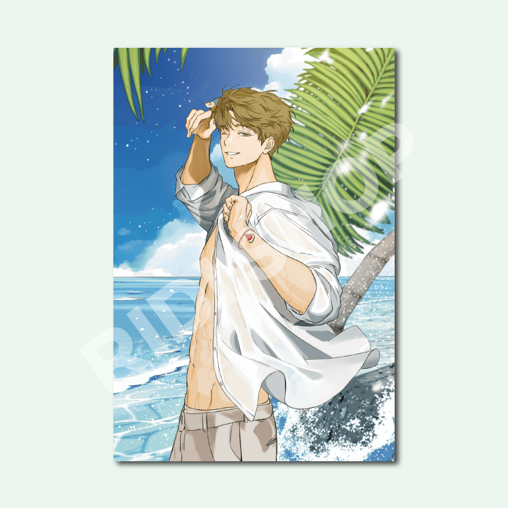 [Pre-order] Love Upset Waterside Postcard, Double-Layer Photocard, Acrylic Block