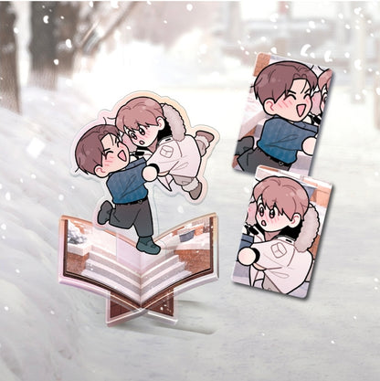 Flip Turn Mini Pop-Up Book Acrylic Stand