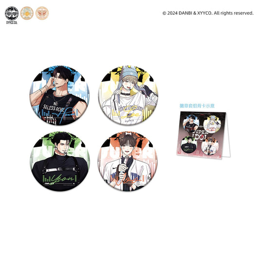 [Pre-order] Gig of the Day x No Love Zone Idol Series Can Badge Set