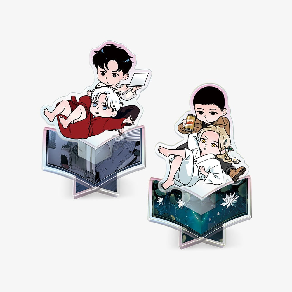 Wolf in the House Mini Pop-Up Book Acrylic Stand