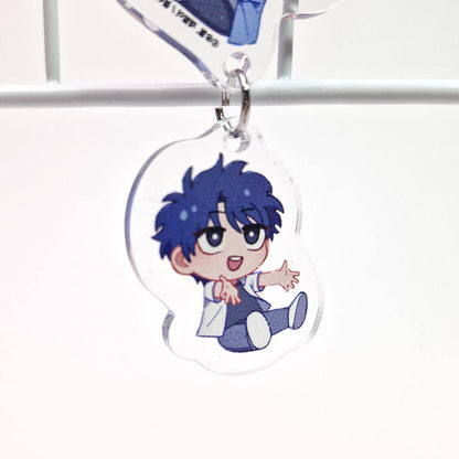 Finders Keepers 2-tiered Hanging Acrylic Keychain