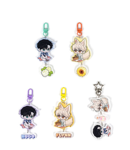 The Fox's Love Refresher Acrylic Keychain