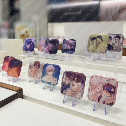 Pearl Boy Collection Square Can Badge