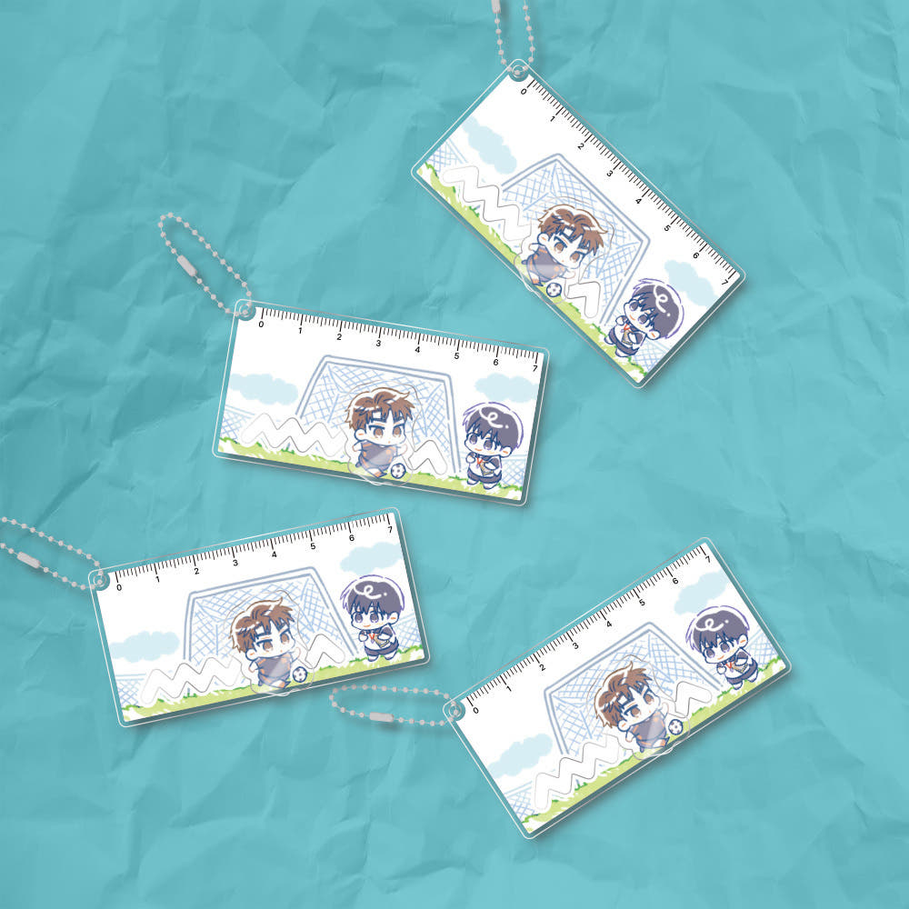 Meet Me Halfway Acrylic Slide Keyring
