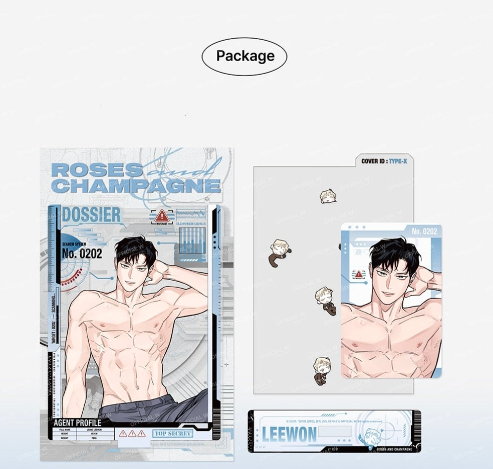 Rose and Champagne Lee-Won Dress-Up Acrylic Stand