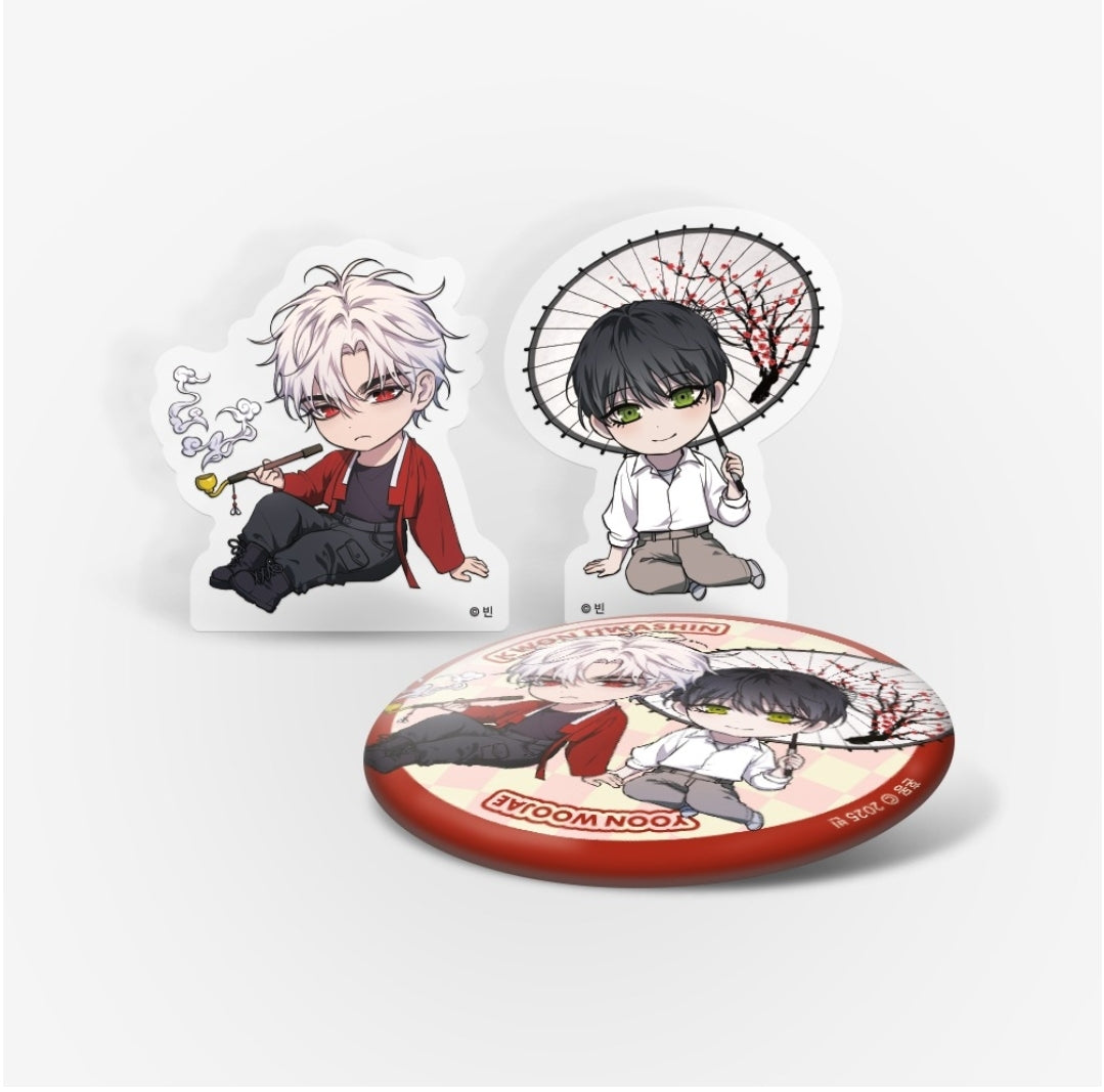 Honmong : Lucid Haze - Acrylic Block, Can Badge