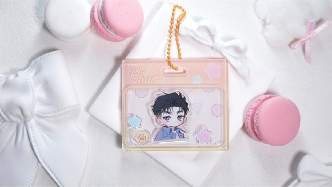 Off Track Acrylic Shaker Keychain