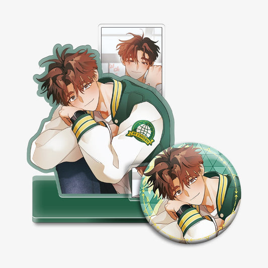 When Pear Blossoms Bloom- Scene Acrylic Stand, Can Badge
