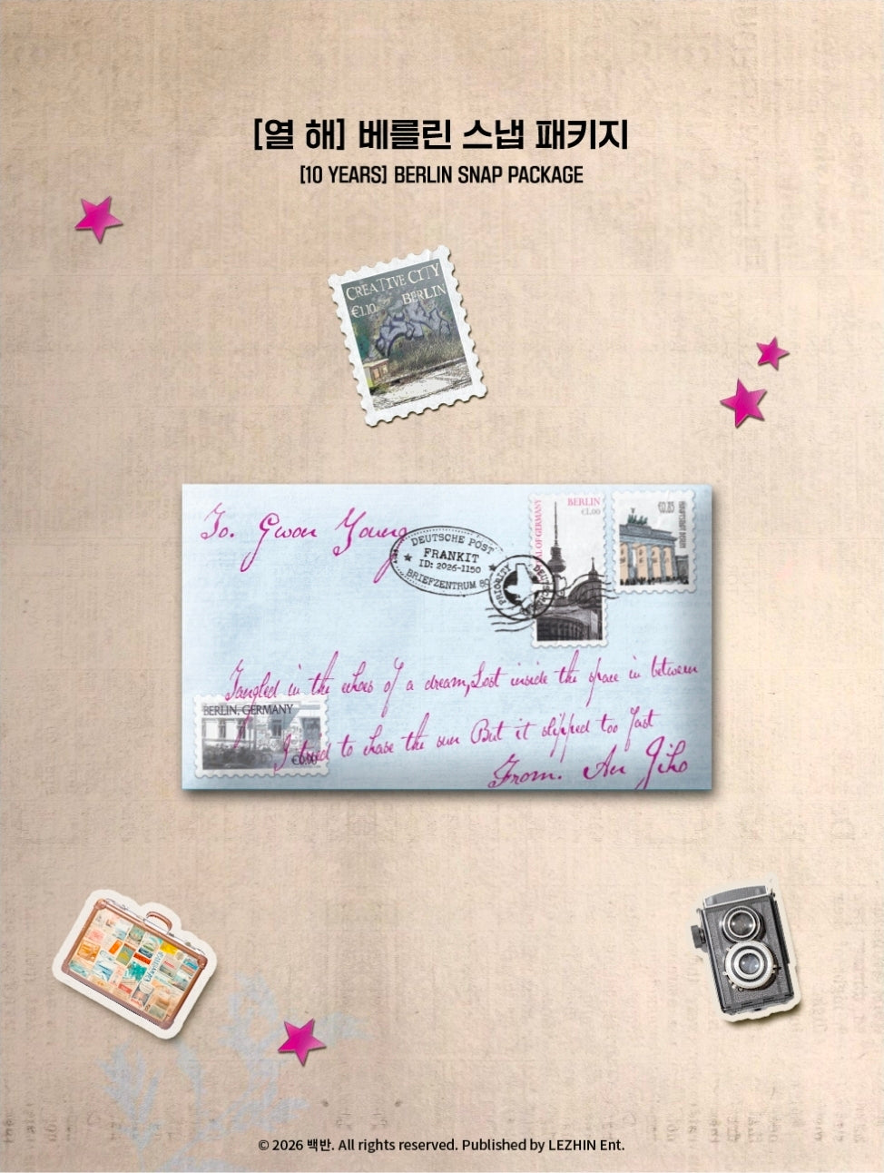 10 years BERLIN SNAP PACKAGE