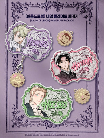 [Regular/Pre-order] Salon de Lebom: Between Aprons & Gloves Nameplate Package